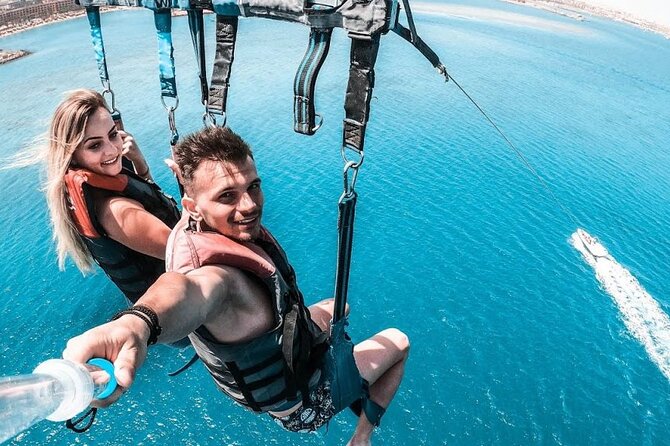 Parasailing Adventure in Sharm el Sheikh - The Powerboat Ride Offshore