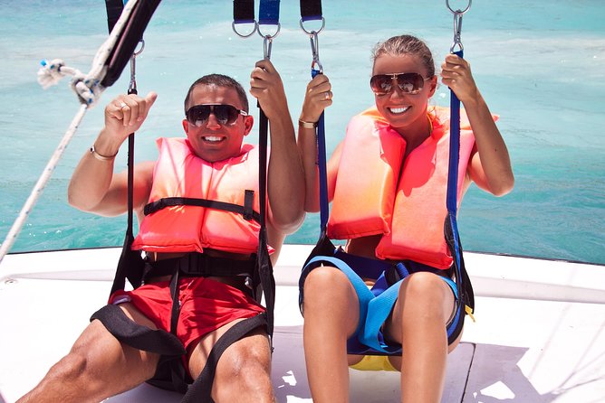 Parasailing Adventure in South Padre Island - The toe dip and the real level of adventure