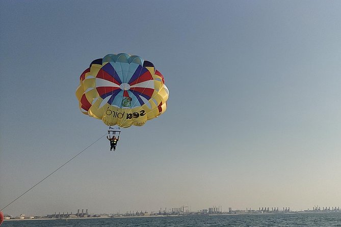 Parasailing Adventure on Jumeirah Beach with Sea Bird water Sports Dubai - What 500 feet above the water feels like