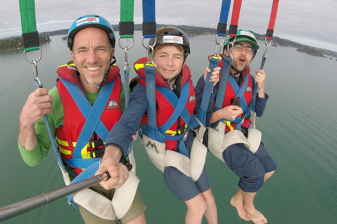Parasailing Adventure Over the Bay of Islands - The boat ride is part of the attraction