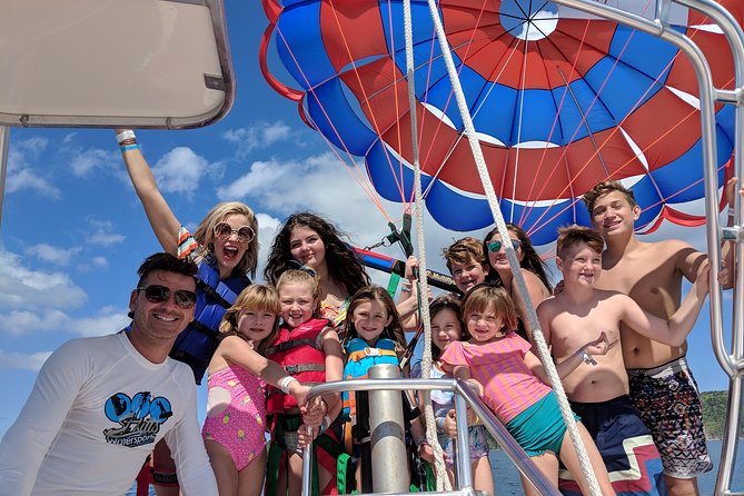 Parasailing Adventure - Arriving at Reggae Beach Bar-Grill