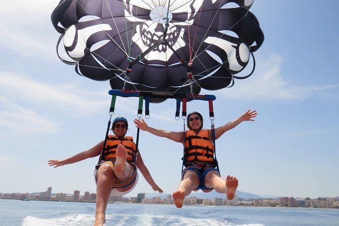 Parasailing Benalmadena - The Highest Flights on the Costa - The 10-minute flight at 650 feet