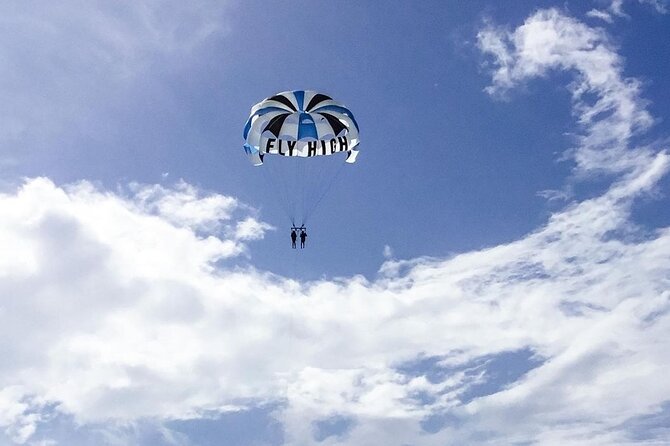 Parasailing, Blue Hole Mineral Spring, Seven Mile Beach - Is $265 per person fair value?