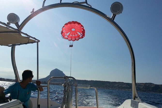 Parasailing desde el puerto de Denia - How the timing affects the value