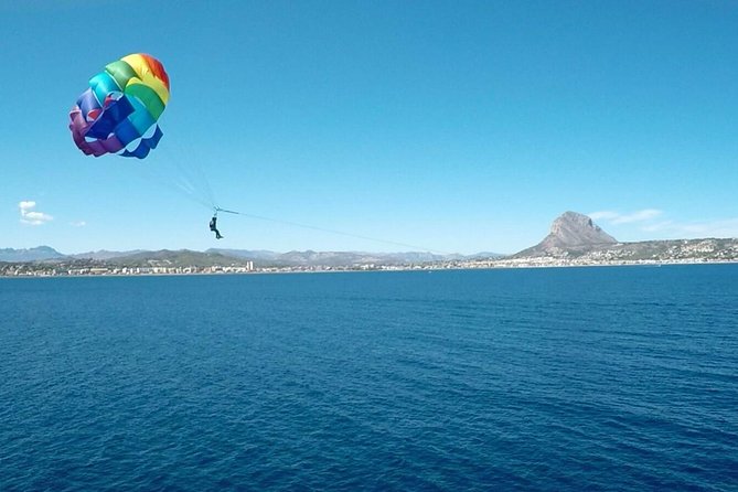 Parasailing desde el puerto de Denia - Weather can change the plan