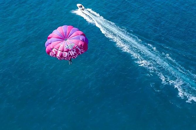 Parasailing Experience For 2 - Corfu Sidari Watersports - From the Sidari office to the sea platform