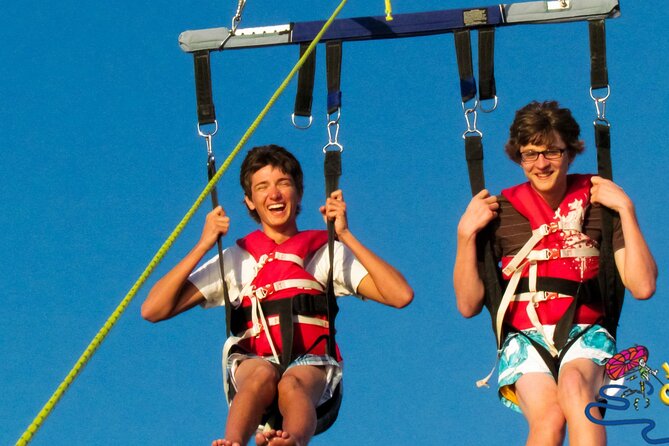 Parasailing Experience in Destin - Boarding the parasail boat and getting ready