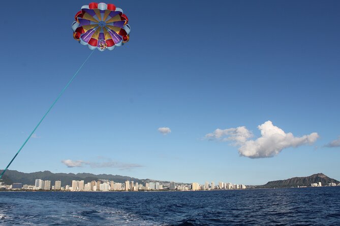Parasailing Experience in Waikiki, HI - The one-hour boat ride and preparation