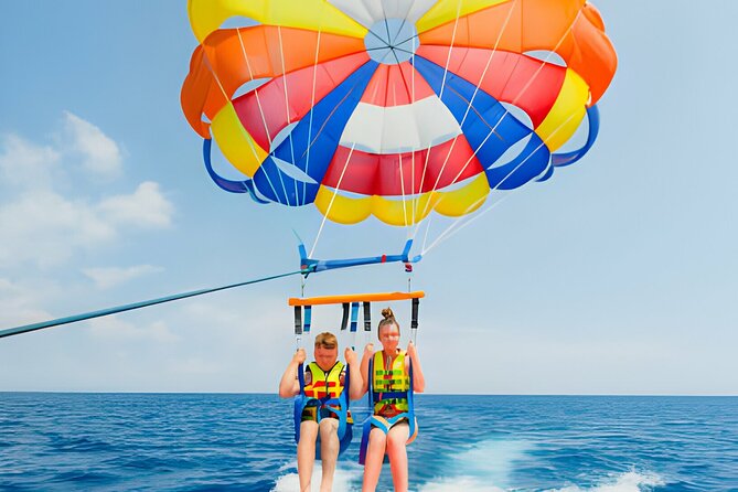 Parasailing Fly With Private Transportation - Sharm El Sheikh - The rear-platform launch is calmer than it sounds
