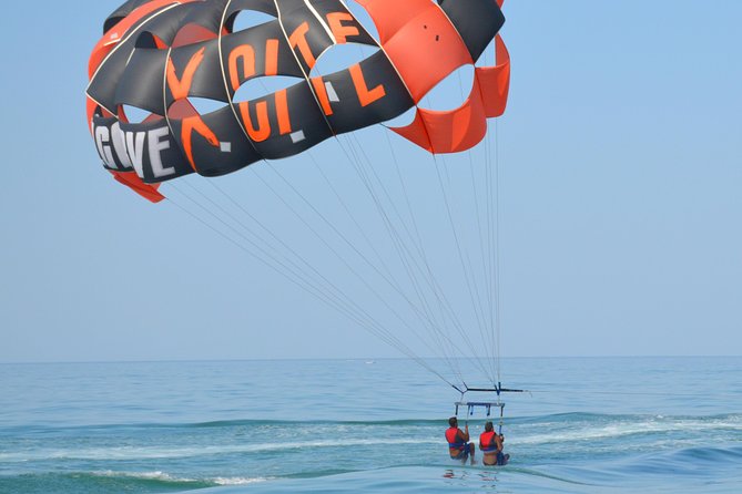 Parasailing from Vilamoura - Safety, comfort, and the cold-water finish