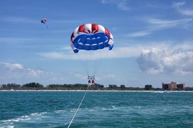 Parasailing in Clearwater Beach - From 25 Causeway Boulevard to the Gulf