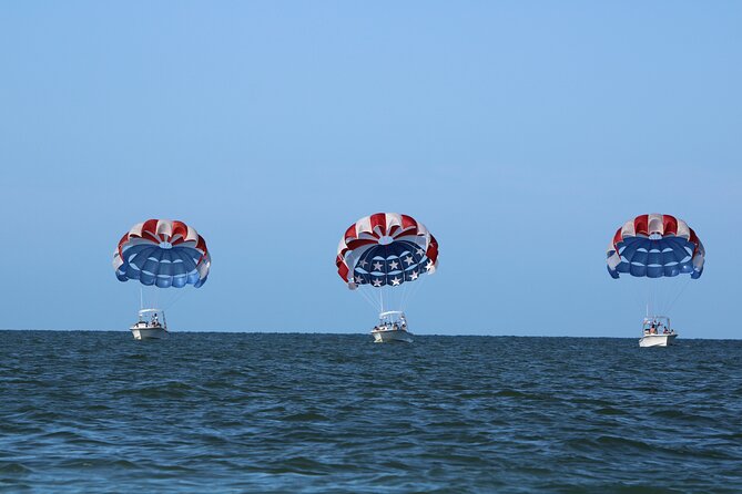 Parasailing in Clearwater Beach - The boat ride is part of the experience