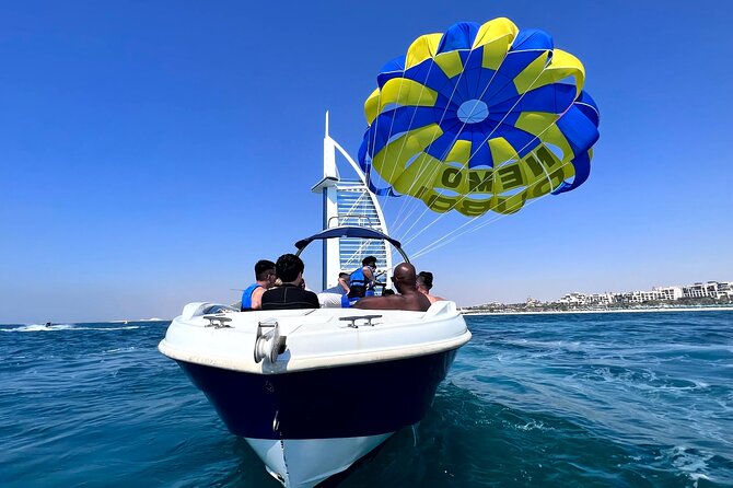 Parasailing in Dubai - Burj Al Arab View - The short ride beside Dubai’s most famous hotel