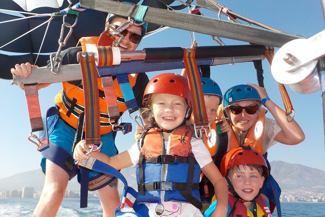 Parasailing in Fuengirola - The Highest Flights on the Costa - The boat ride from the marina