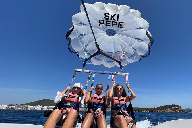 Parasailing in Ibiza with HD Video Option - The boat ride sets the mood