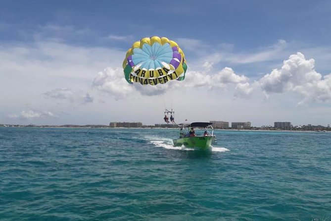 Parasailing in Palm Beach - Water dips, harnesses, and flight arrangements