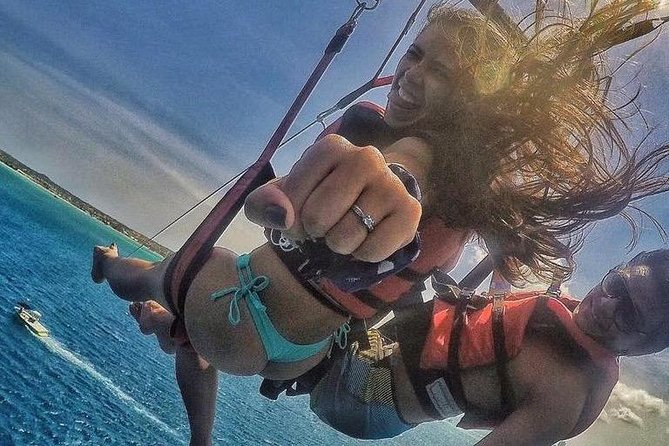Parasailing in Palm Beach - What the short boat ride adds