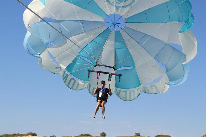 Parasailing Los Cabos Adventure - Leaving the Marina Near Breathless Hotel