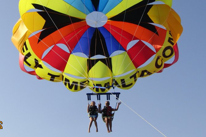 Parasailing Malta - Saint Julian’s Tower and the first look at Malta