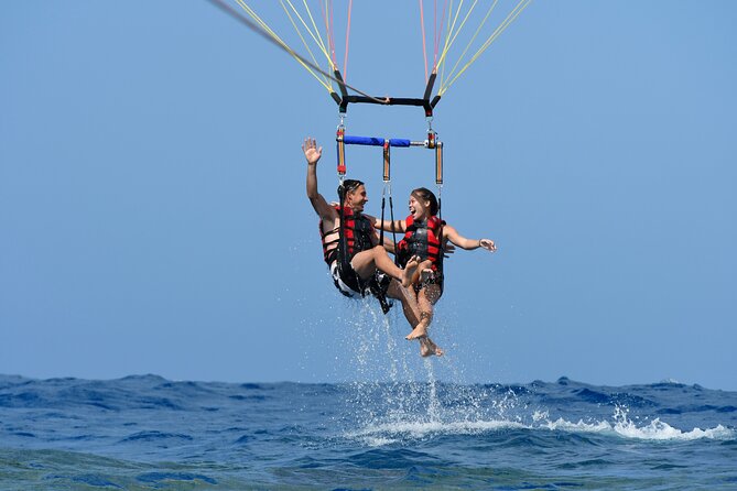 Parasailing on Maunalua Bay- Oahu's off Waikiki Playground - What happens at H2O Sports Hawaii
