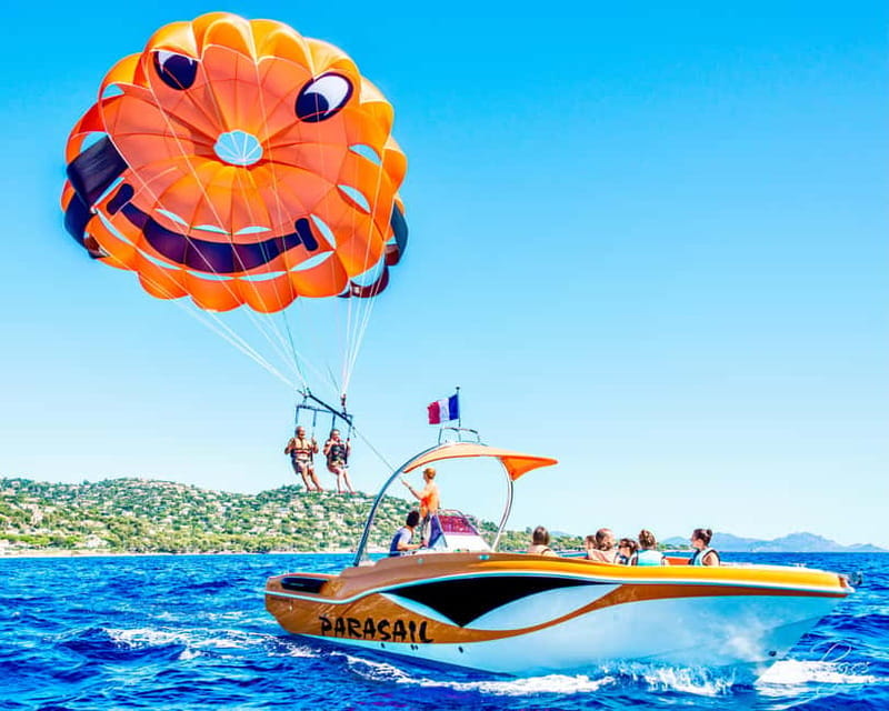 Parasailing on the French Riviera - From Mandelieu Watersports to the open sea