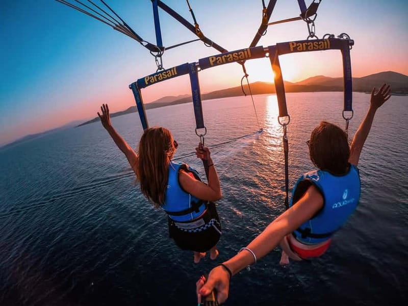 Parasailing on the French Riviera - Ten to fifteen minutes above the Bay of Cannes