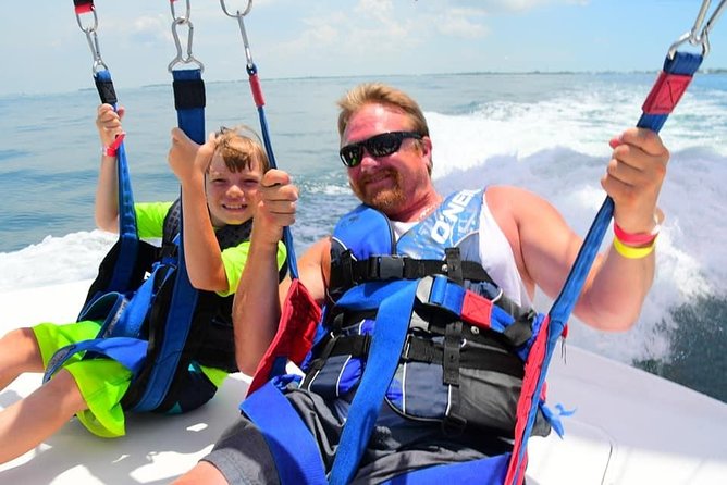 Parasailing over the Historic Key West Seaport - How much flying time will you really get?