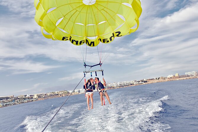 Parasailing Ride - Sharm El Sheikh, Single or Double, Private Car - The lift above Sharm El Sheikh
