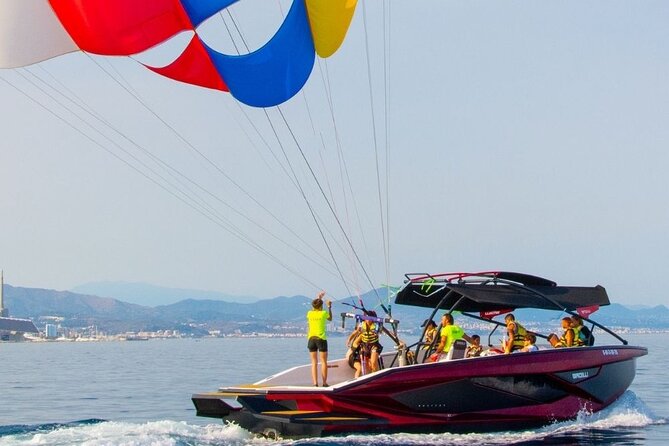 Parasailing Tour en Barcelona - Flying above Barcelona from Sant Adrià
