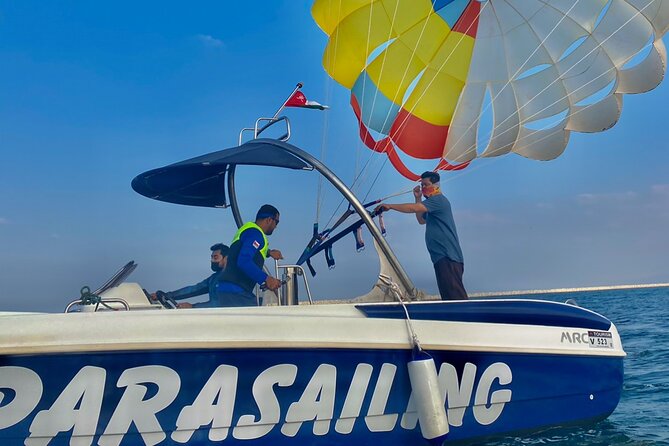 Parasailing tour in Al Mouj Muscat - Taking off from Al Mouj Marina