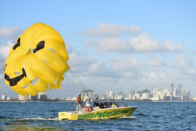 Parasailing with Miami Watersports - Weather and timing require a backup plan