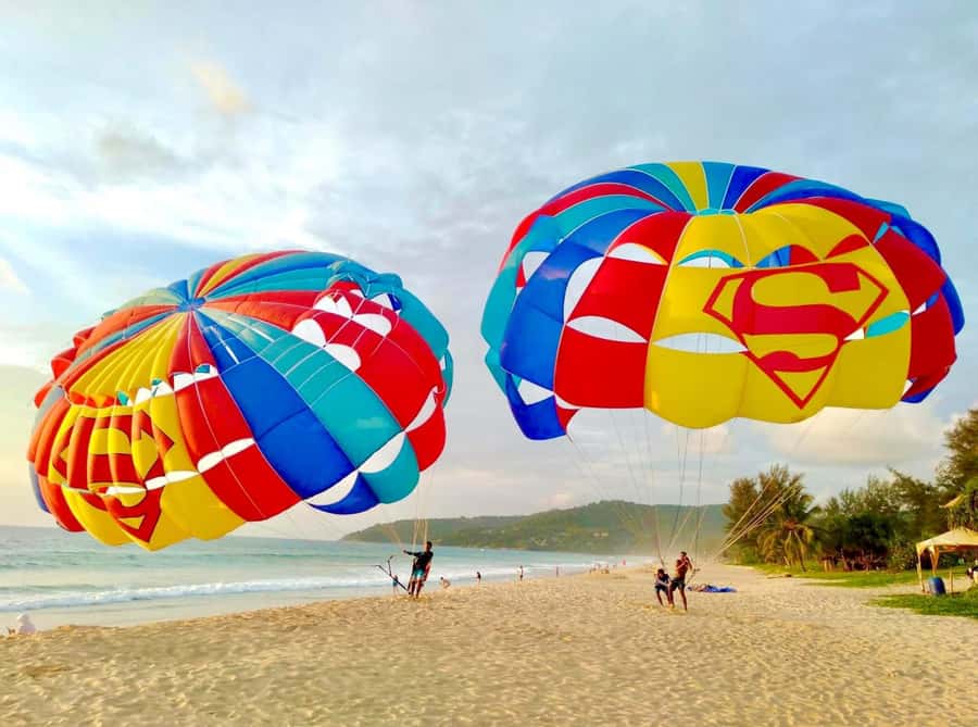 Phuket: Parasailing Adventure - Taking off above Phuket’s blue water