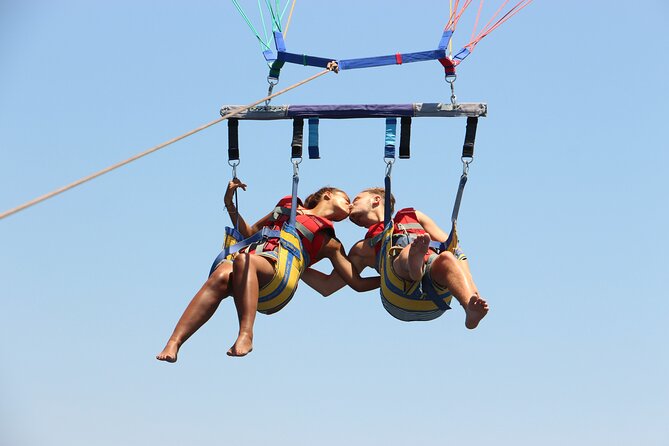 Private Parasailing at Rhodes Elli Beach - Takeoff above the Rhodes coast