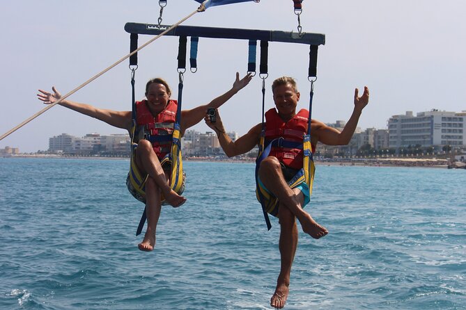 Private Parasailing at Rhodes Elli Beach - Photos cost extra, and quality can vary