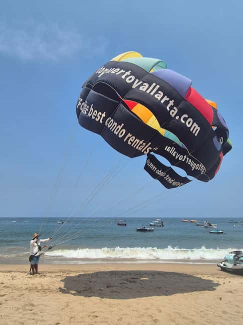 Puerto Vallarta: Private Parasailing Experience - Finding Juanillos at the Beach