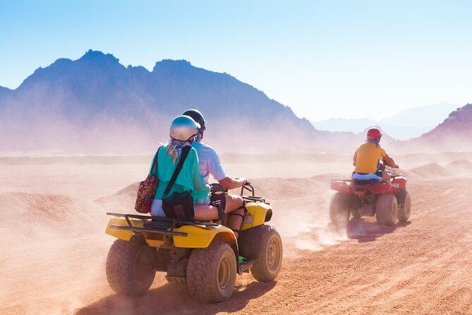 Quad Safari, Parasail, Glass Boat Experience in Sharm El Sheikh - Quad biking through the multi-colored sands