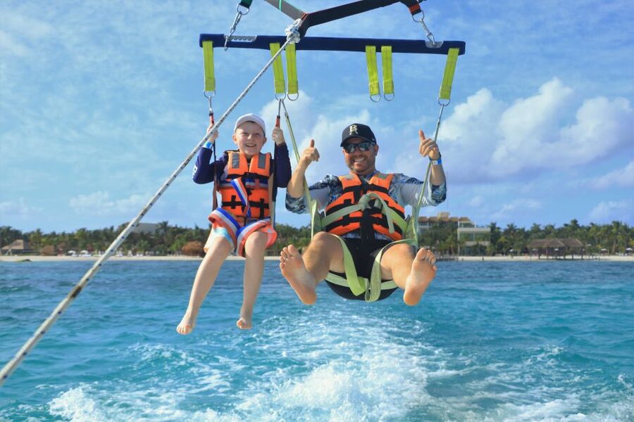 Riviera Maya: Parasailing Tour with Beach Club Access - Price, dock fee, and what you actually receive