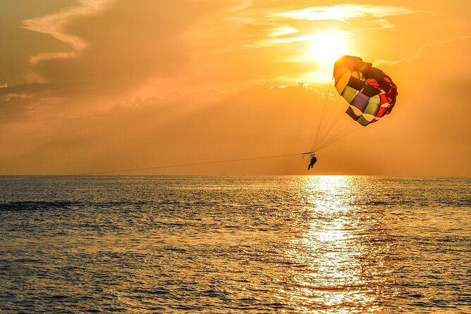 Santorini: Parasailing Flight Experience at Black Beach - Photos, comfort, and the small-group setup
