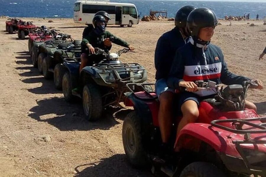 Sharm El-Sheikh: Parasailing, Camel Ride, Dive & Quad Bike - Quad bikes and a camel ride in the desert