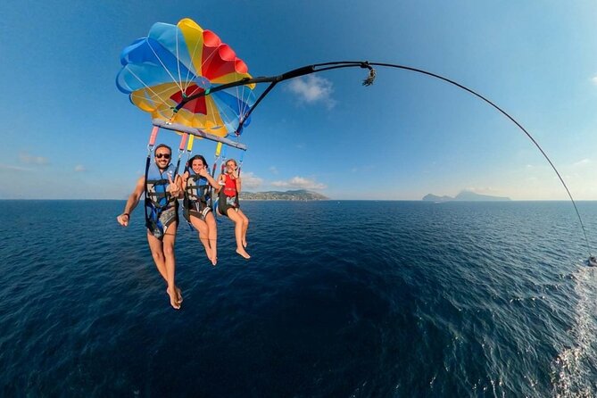 Sky-High Thrills Parasailing over Sharm El Shaikh's Crystal Water - Who will enjoy this most