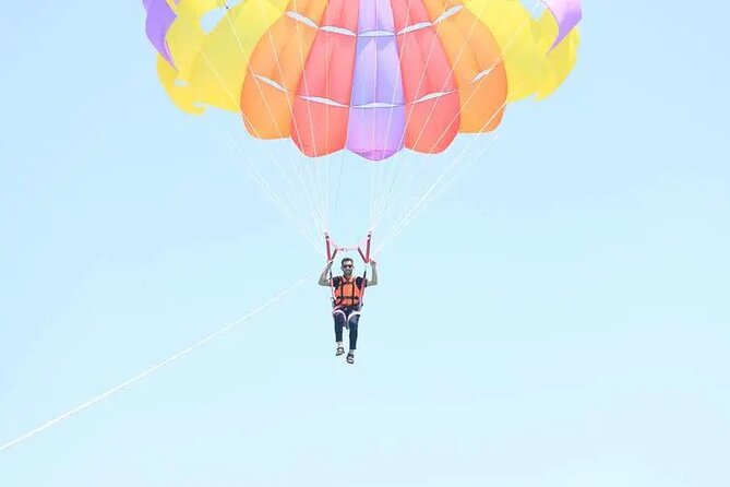 Sky-High Thrills Parasailing over Sharm El Shaikh's Crystal Water - Safety briefing and equipment fitting