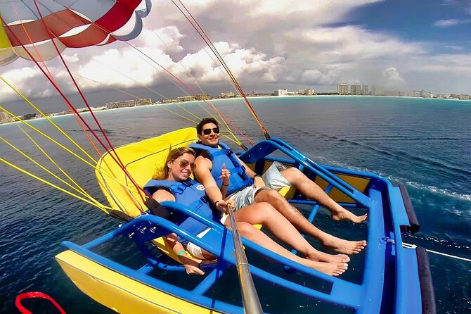 Sky Rider Oceanside Parasailing Experience in Cancun - Reaching the Boat at Sunscape Cancun