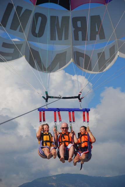 Soar Above Alanya Ultimate Parasailing Adventure! - From the beach to the parasailing boat