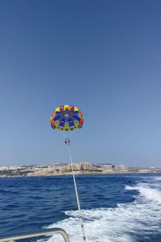 St. Julian's: Malta Parasailing Adventure with Photos - What the parasailing flight feels like