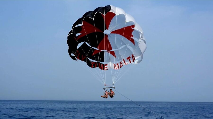 St. Julian's: Parasailing in Malta with Photos and Videos - What the boat time adds