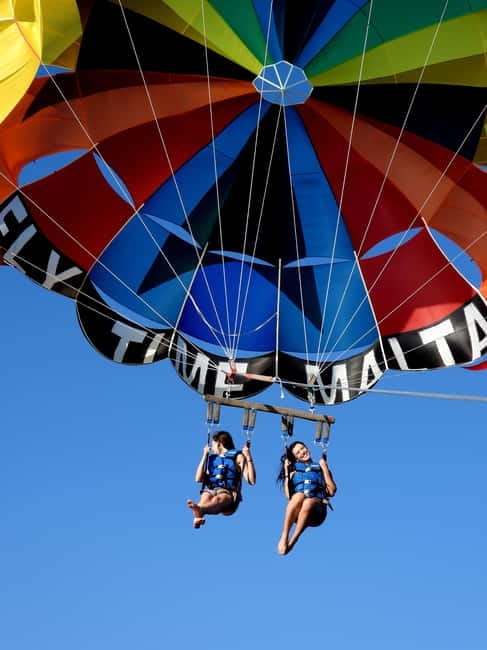 St. Julians: Parasailing Go & Fun with Free Photos & Videos - The Safety Briefing and Equipment