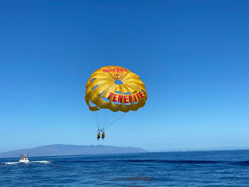 Tenerife Costa Adeje Parasailing - The boat ride before the parasail